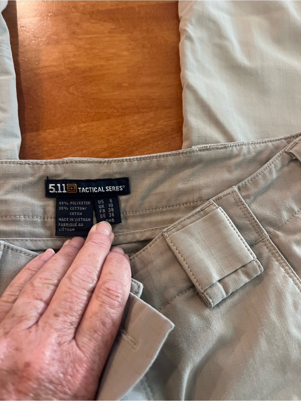 5.11 Tactical Men’s Khaki Cargo Pants